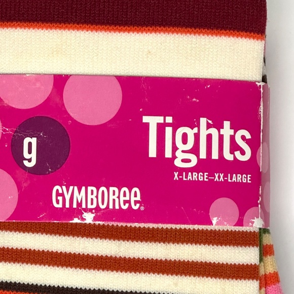 Vintage Gymboree • Striped Tights • 5-8 Years • New - Picture 5 of 5